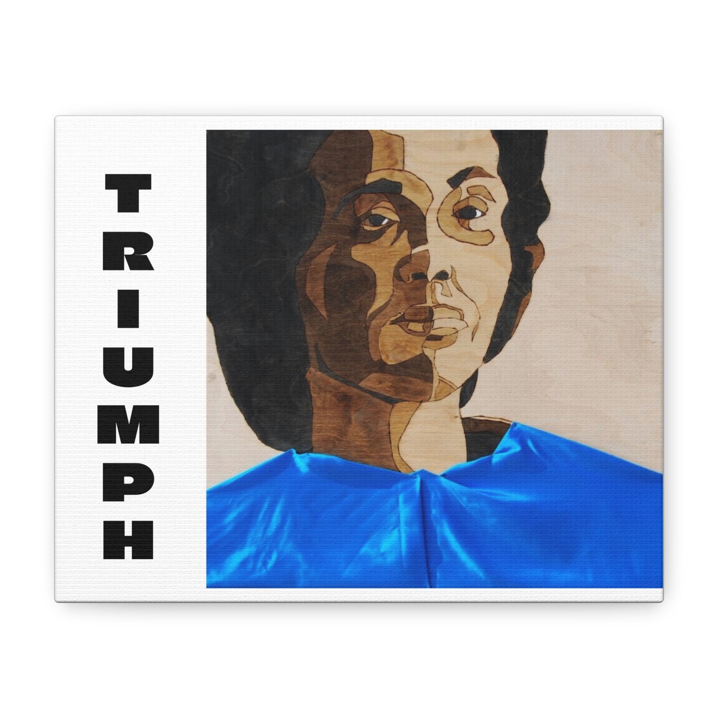 Artistic Canvas Wall Art - Stretched Matte Print of Iconic Portrait