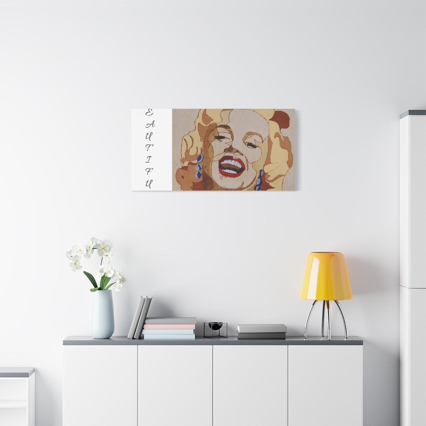 Marilyn Monroe Art Canvas - Stretched Wall Decor for Home & Office