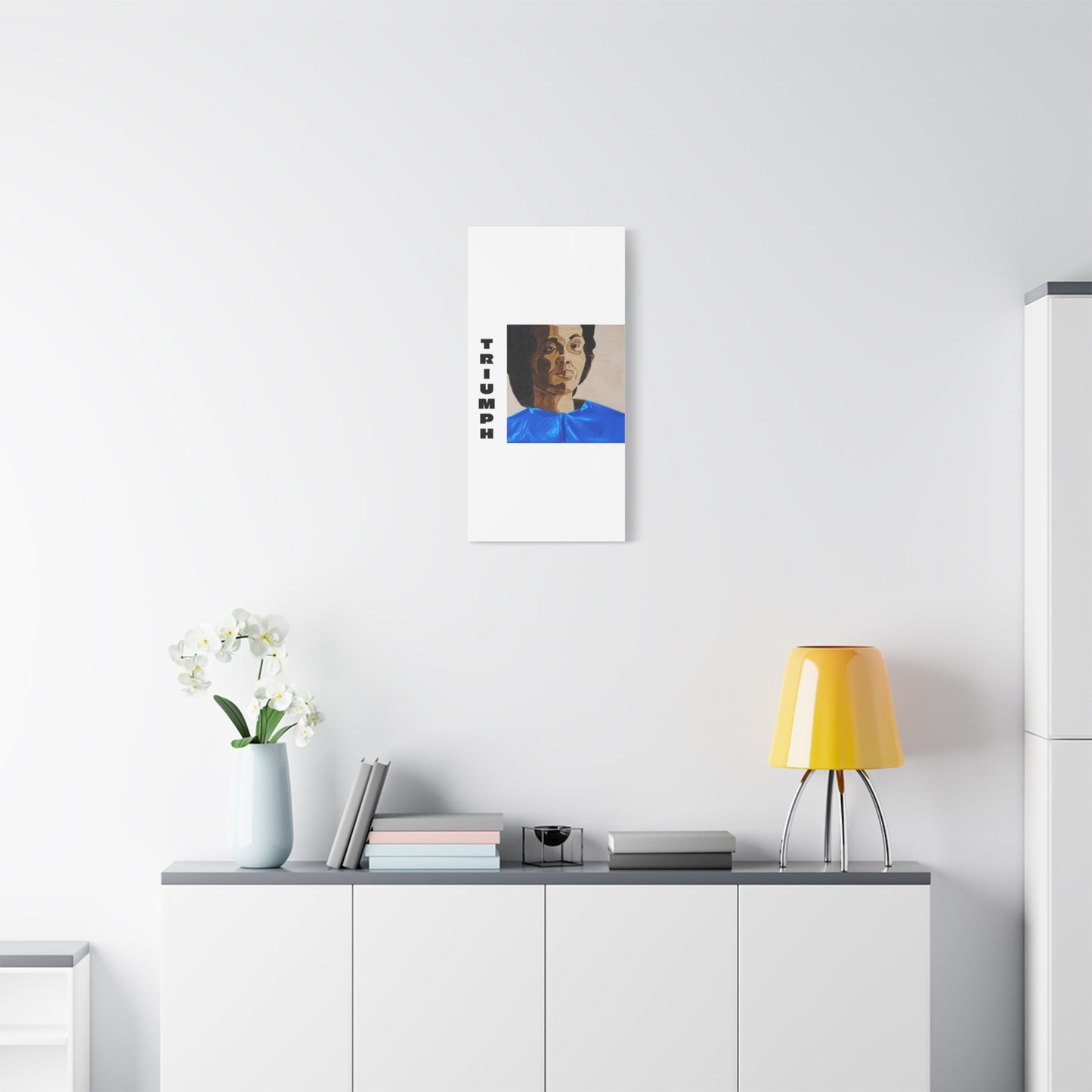 Artistic Canvas Wall Art - Stretched Matte Print of Iconic Portrait
