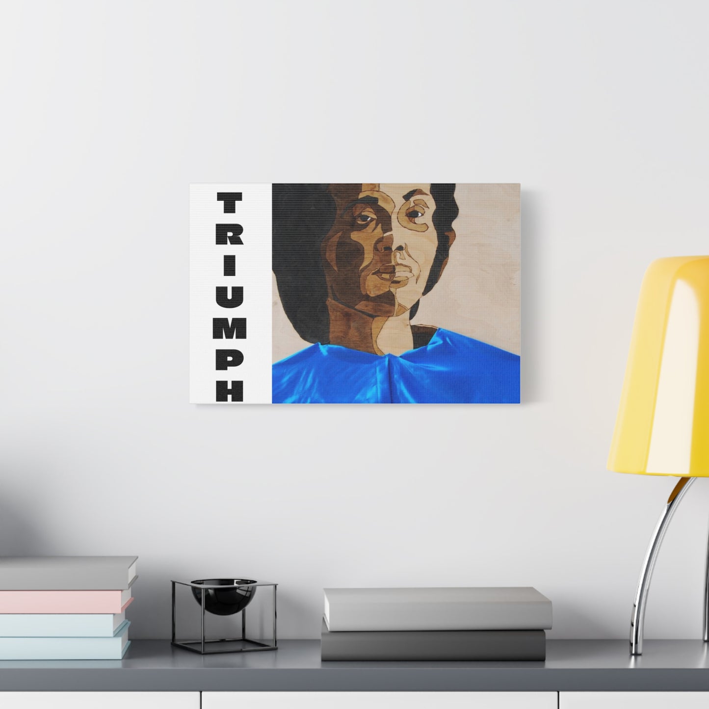 Artistic Canvas Wall Art - Stretched Matte Print of Iconic Portrait