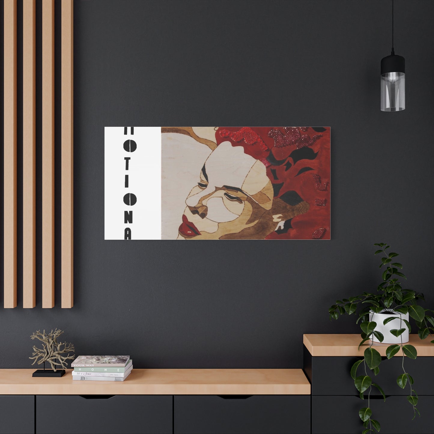 "Emotional" Canvas, Stretched, 1.25"