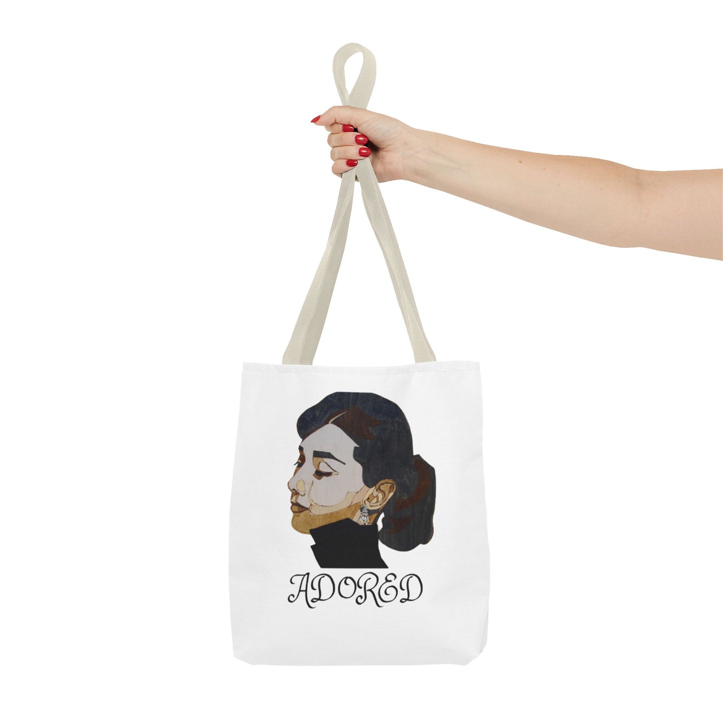 Adored Tote Bag | Stylish Everyday Carry, Gift for Her, Fashion Accessory, Women's Gift, Reusable Bag