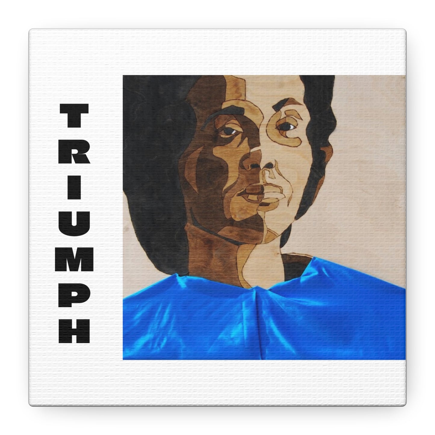 Artistic Canvas Wall Art - Stretched Matte Print of Iconic Portrait