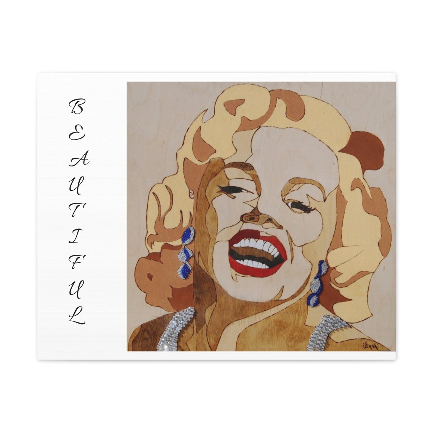Marilyn Monroe Art Canvas - Stretched Wall Decor for Home & Office