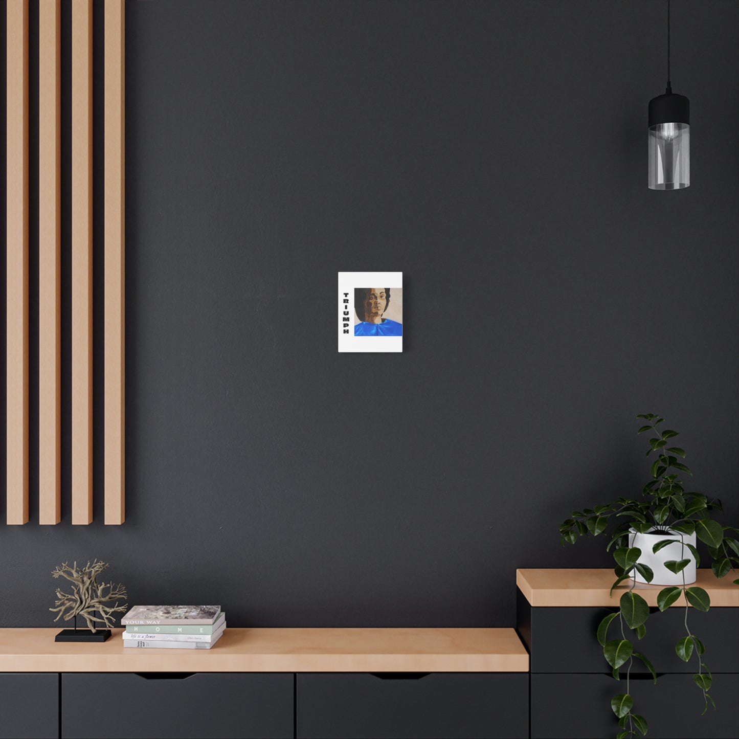 Artistic Canvas Wall Art - Stretched Matte Print of Iconic Portrait