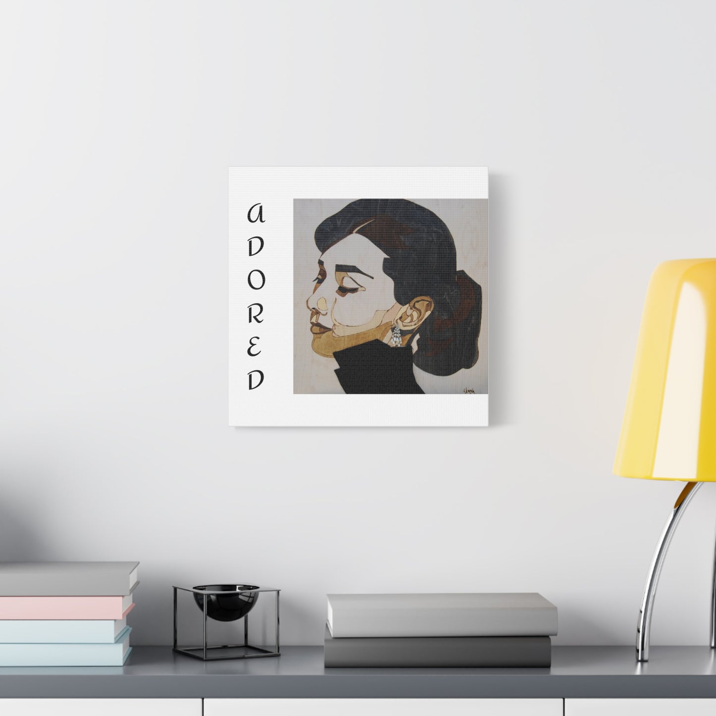 "Adored"Canvas Art – Stylish Portrait of a Woman