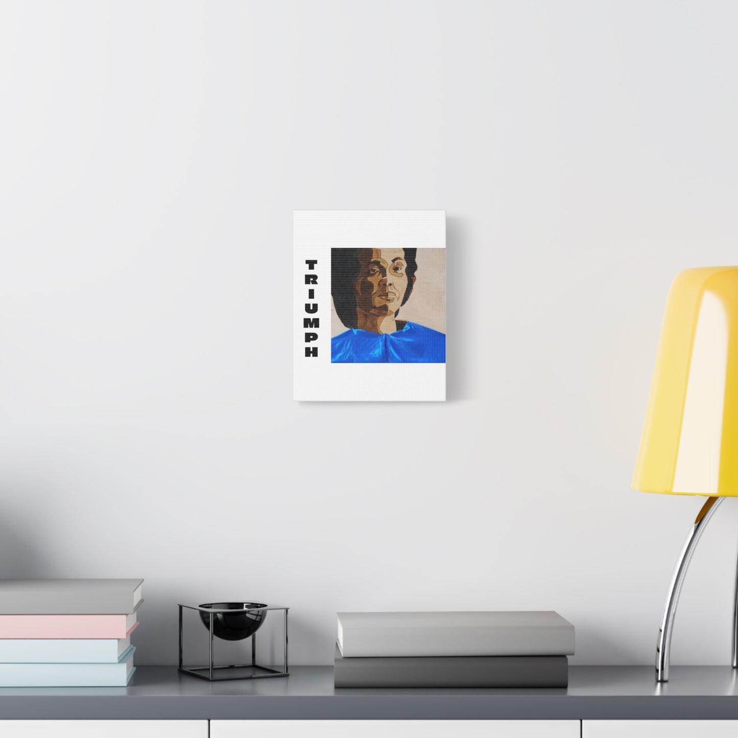 Artistic Canvas Wall Art - Stretched Matte Print of Iconic Portrait