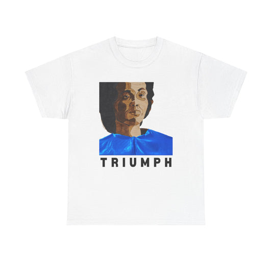 Inspirational Triumph T-Shirt, Unisex Heavy Cotton Tee, Motivational Apparel, Graphic Tee, Perfect for Activism and Celebrations