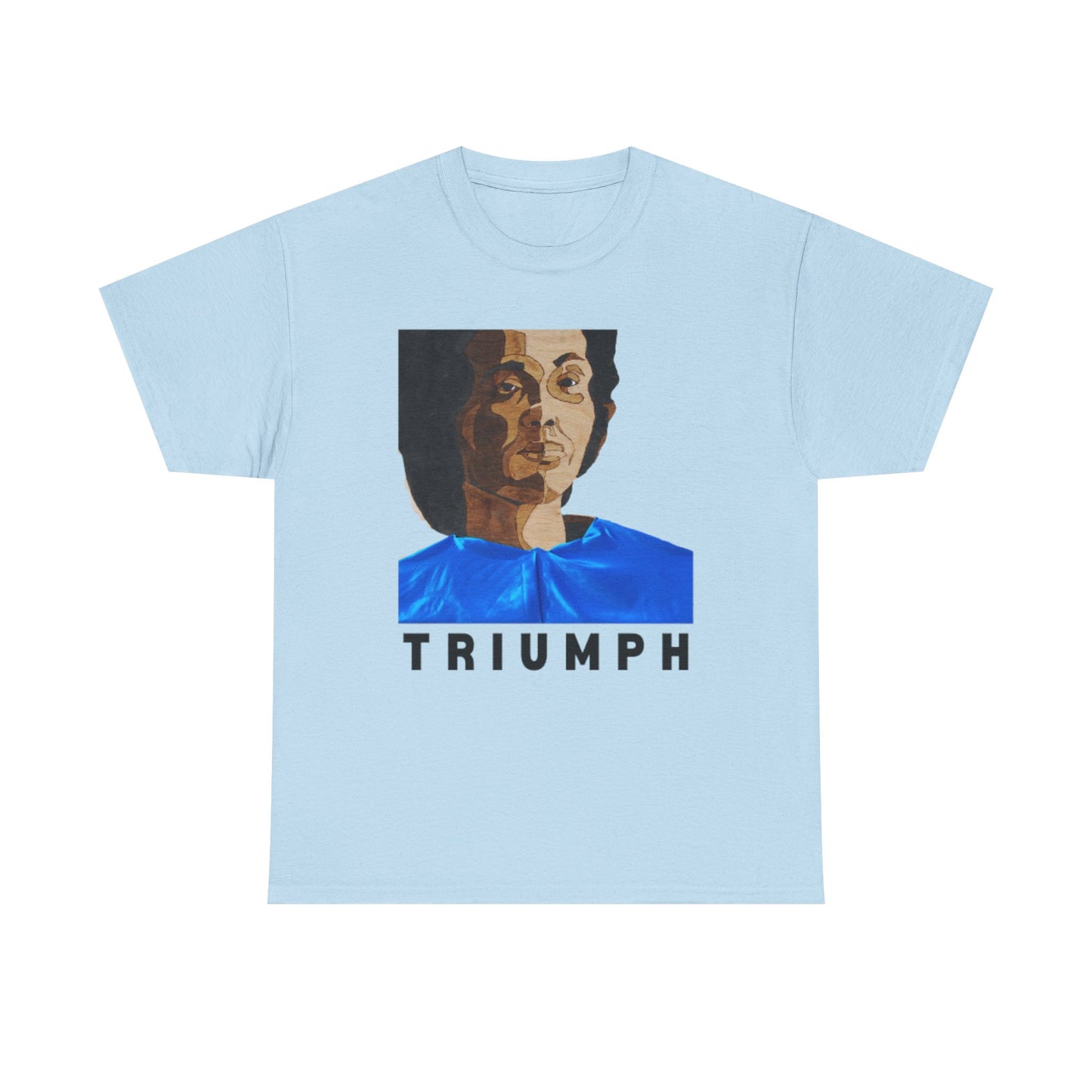Inspirational Triumph T-Shirt, Unisex Heavy Cotton Tee, Motivational Apparel, Graphic Tee, Perfect for Activism and Celebrations