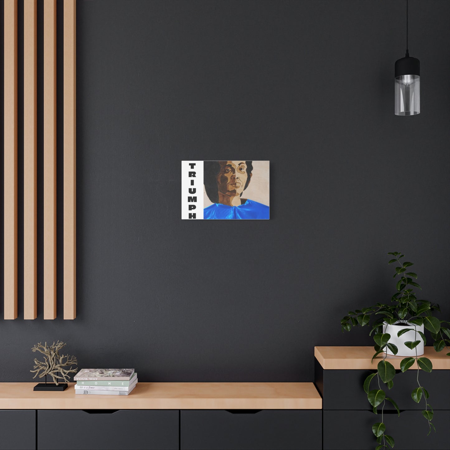 Artistic Canvas Wall Art - Stretched Matte Print of Iconic Portrait